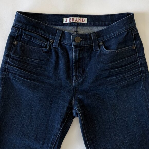 J Brand Jean Womens 26W x 33L Blue Straight Leg Stretch Denim - Picture 2 of 13